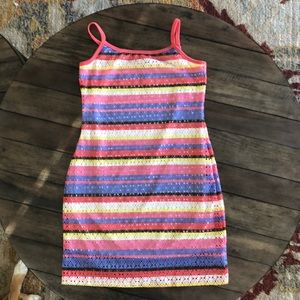 Derek Heart Juniors knit striped sundress size S